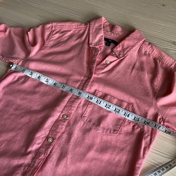 GAP Pink Cotton Button Down Shirt size XS - Picture 7 of 13